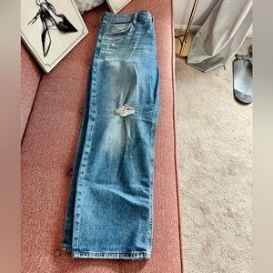 Elizabeth & James High Rise Cropped Straight Jeans, Sz 12